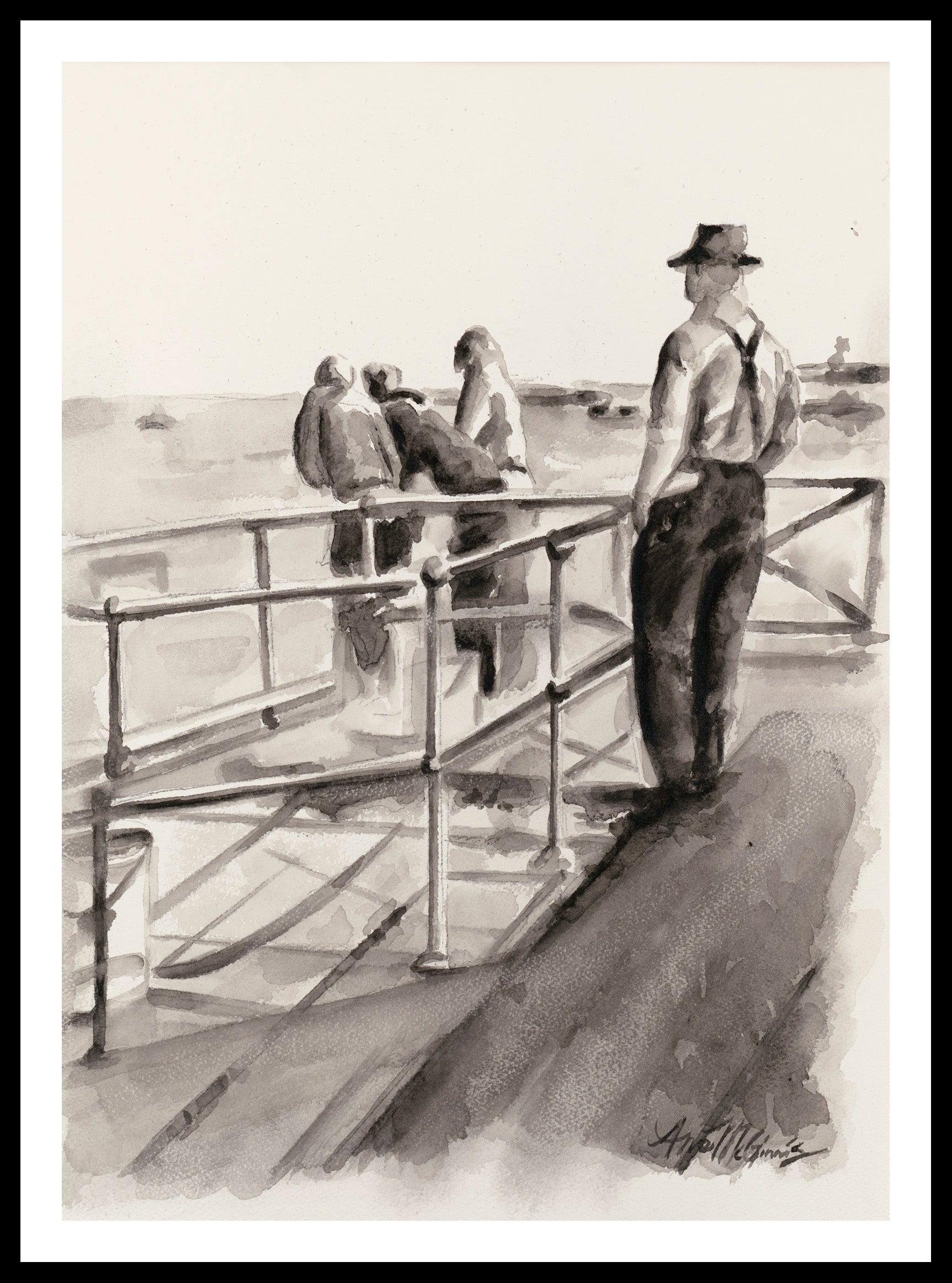 At The Water's Edge - Original Artwork