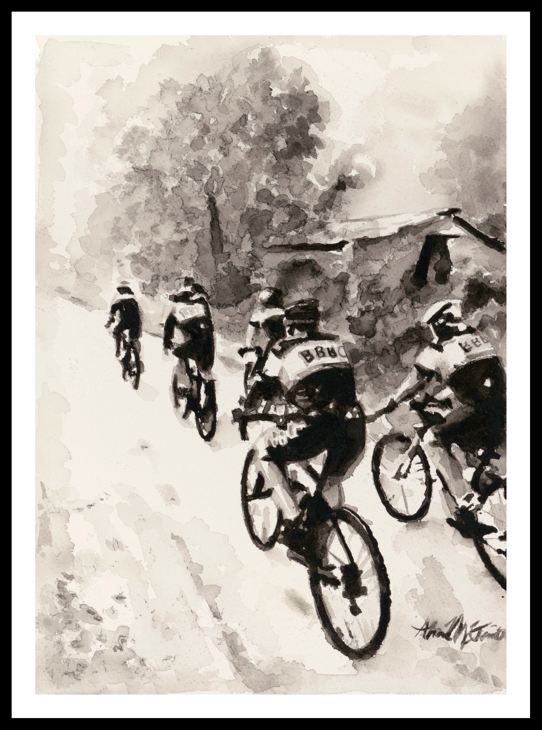 Bikes Before Beer: Study - Giclée Print